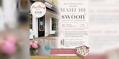 Mahj 101 | Swoon x Mahj & Mingle Social