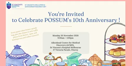 SVHM POSSUM 10th Anniversary Celebration