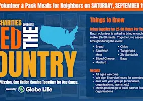 Feed The Country Irving: A Nationwide Day of Volunteering to Pack Meals