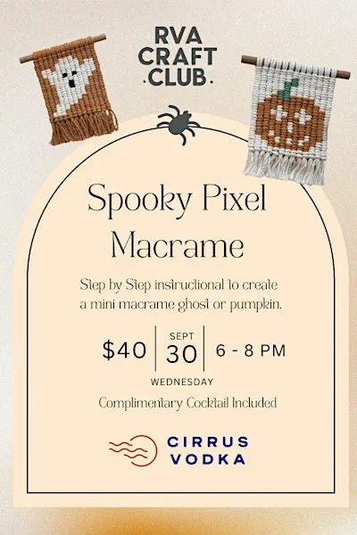Spooky Pixel Macrame