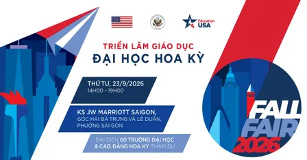 Triển lãm Giáo dục Hoa Kỳ EducationUSA 2026 tại TP.HCM