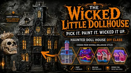 The Wicked Little Dollhouse Haunted House DIY