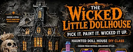 The Wicked Little Dollhouse  Haunted House DIY