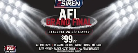 Siren 2 Siren: AFL Grand Final 2026 at KG Sports Bar