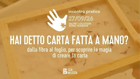 Hai detto carta fatta a mano?