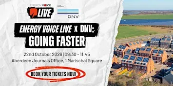 Energy Voice Live X DNV Going Faster
