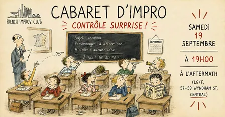 Cabaret d'impro: contrôle surprise !