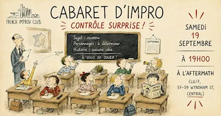 Cabaret d'impro: contrôle surprise !