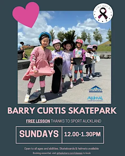 FREE SKATEBOARDING LESSONS - Barry Curtis Skatepark