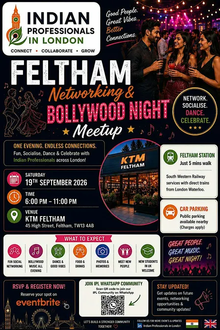 IPL - Feltham Networking & Bollywood Night