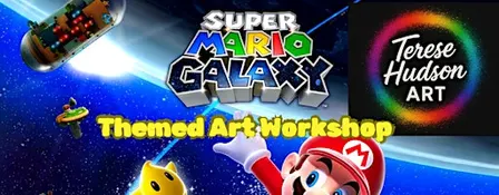 Super Mario Galaxy Themed Art Workshop