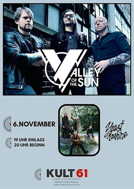 VALLEY OF THE SUN (USA) – European Tour 2026 (Support: YEAST MACHINE)