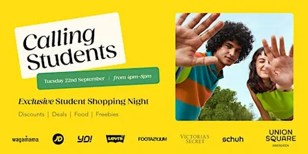 Student Shopping Night at Union Square