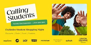 Student Shopping Night at Union Square