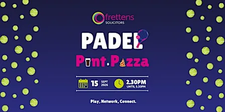 Padel, Pint & Pizza - September