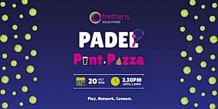 Padel, Pint & Pizza - October
