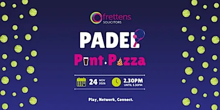 Padel, Pint & Pizza - November