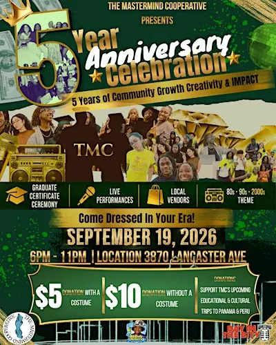 TMC 5 Year Anniverary