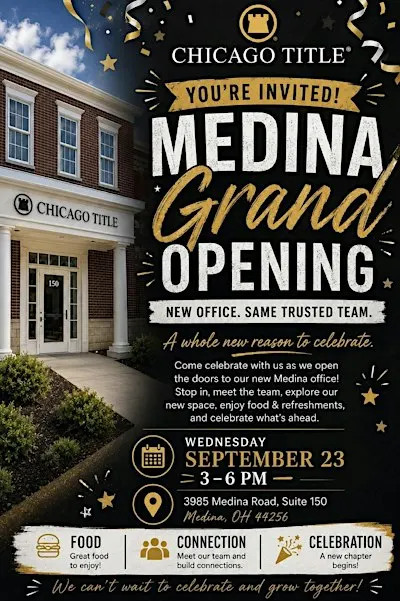 Chicago Title Medina Office Grand Opening