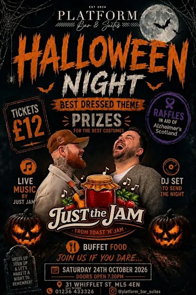 Halloween at Platform: Just The Jam