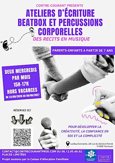 Ateliers d'Ecriture Beatbox et Percussions Corporelles