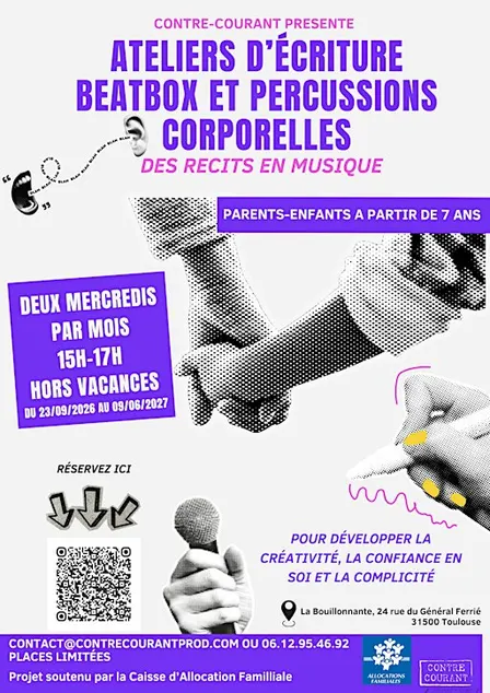 Ateliers d'Ecriture Beatbox et Percussions Corporelles
