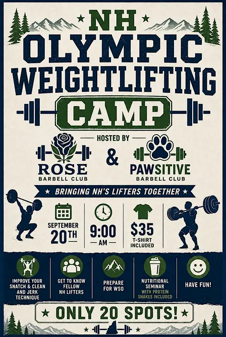 NH Olympic Weightlifting Camp