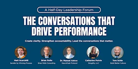 The Conversations that Drive Performance
