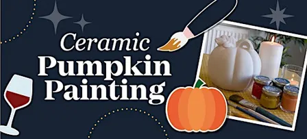 Ceramic Pumpkin Painting with Esk Haus • OCTOBER Creative Club