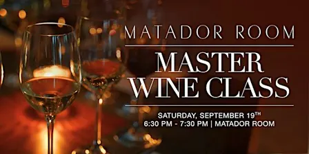 Master Wine Class at The Miami Beach EDITION