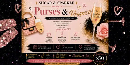 Sugar & Sparkles presents: PURSES & PROSECCO ✨