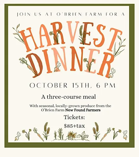 Harvest Dinner at O'Brien Farm Foundation