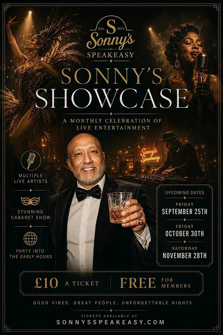 Sonny's Showcase - Live Music, Cabaret and The Finest Food & Drinks