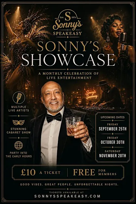 Sonny's Showcase - Live Music, Cabaret and The Finest Food & Drinks
