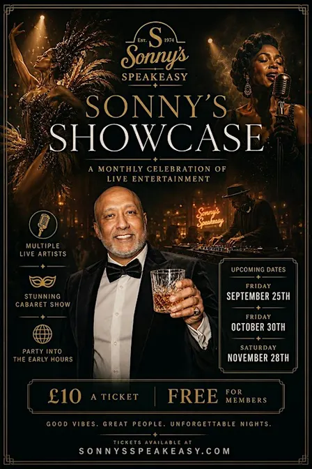 Sonny's Showcase - Live Music, Cabaret and The Finest Food & Drinks
