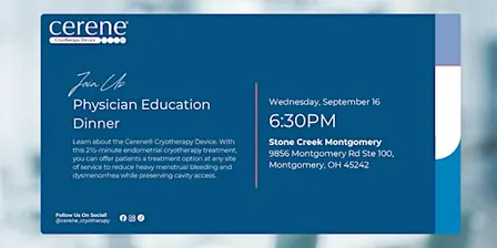 Cerene Physician Education Dinner