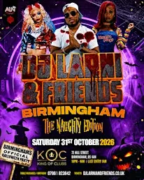 DJ LARNI & FRIENDS BIRMINGHAMS OFFICIAL HALLOWEEN PARTY