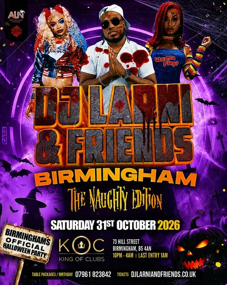 DJ LARNI & FRIENDS BIRMINGHAMS OFFICIAL HALLOWEEN PARTY
