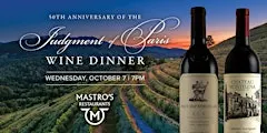 The Judgment of Paris Wine Dinner - Mastro's Costa Mesa Steakhouse