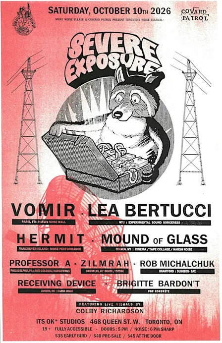 MORE NOISE PLEASE! x COWARD PATROL PRESENT: SEVERE EXPOSURE