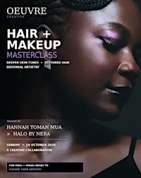 Hair & Makeup Masterclass for deeper skin tones and textured hair