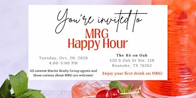 October Martin Realty Group Happy Hour