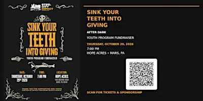 SINK YOUR TEETH Into GIVING: After Dark