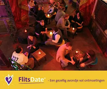 Vr 6 nov -FLITSDATE -Speeddaten in het donker | volw / 65+
