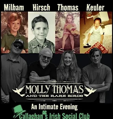 Molly Thomas & The Rare Birds in concert at Callaghans!