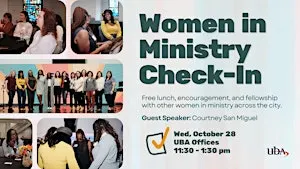 October Women in Ministry Check-in