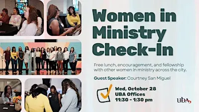 October Women in Ministry Check-in