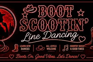 Boot Scootin’ Line Dancing at Low Places Bar
