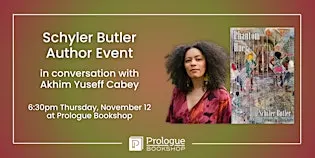 Author Event with Schyler Butler