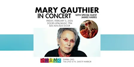Mary Gauthier with Special Guest Jaimee Harris In Concert